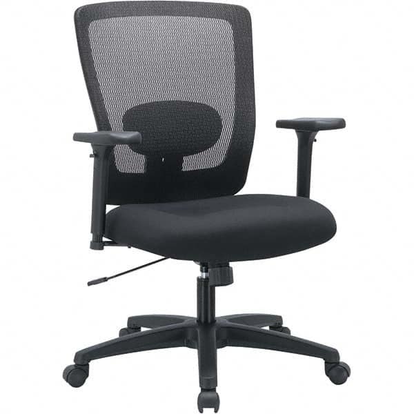 ALERA - 37 to 41-1/2" High Mid-Back Swivel/Tilt Chair - Eagle Tool & Supply
