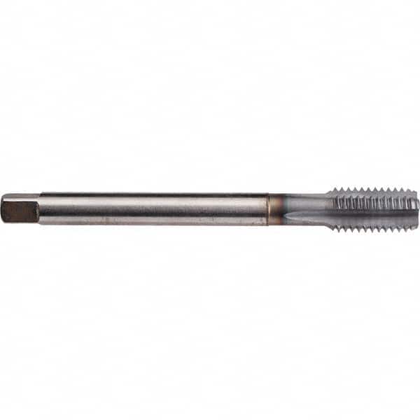 Emuge - M16x1.50 Metric Fine 0 Flute TiCN Finish Powdered Metal Spiral Point Tap - Eagle Tool & Supply