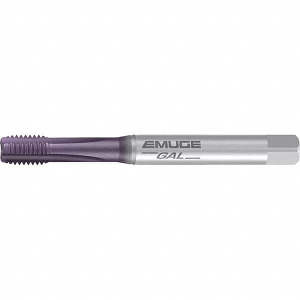 Emuge - M20x2.50 Metric 4 Flute TiCN Finish Powdered Metal Spiral Point Tap - Eagle Tool & Supply