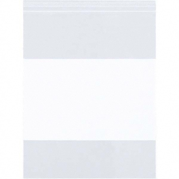 Value Collection - Pack of (1000), 5 x 8" 2 mil Reclosable Poly Bags - Eagle Tool & Supply
