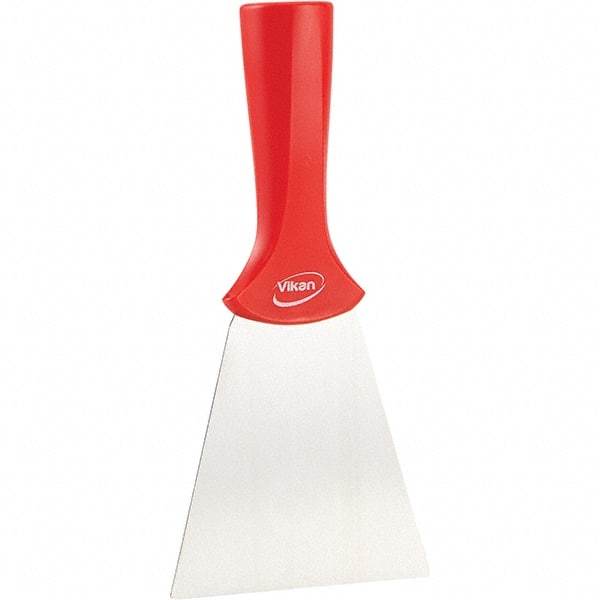 Vikan - Scrapers & Scraper Sets Blade Style: Straight Flexibility: Stiff - Eagle Tool & Supply
