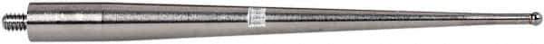 TESA Brown & Sharpe - 1mm Ball Diam, Carbide, Ball Test Indicator Contact Point - 1-1/2" Contact Point Length, Use with Brown & Sharpe TESATAST Dial Test Indicators - Eagle Tool & Supply