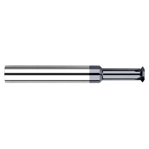 0.0640″ Cutter Diameter × 0.1560″ (5/32″) Reach Carbide Single Form #2 Thread Milling Cutter for Hardened Steels, 3 Flutes, AlTiN Nano Coated - Exact Industrial Supply