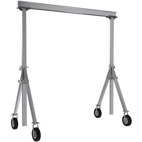 Aluminum Gantry Crane W/Pnu Caster 10 × 12 - Exact Industrial Supply
