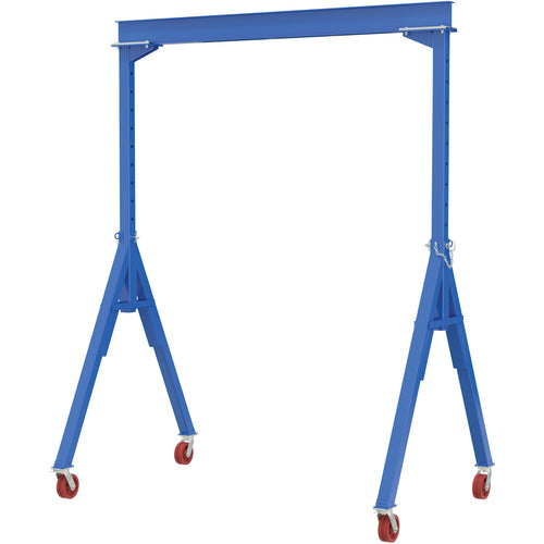 Adjustable Height Steel Gantry Crane 6K 10 × 12 VG Casters
