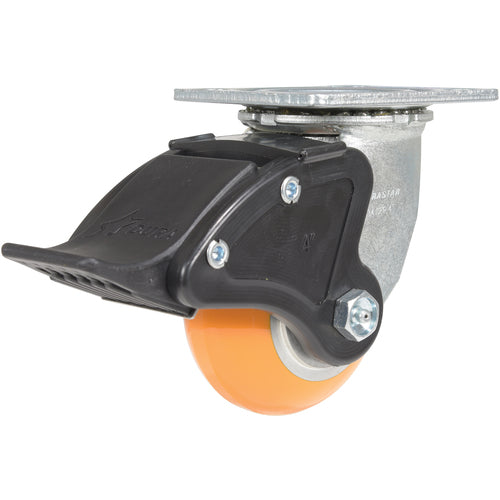 4 × 2 Aluminum Swivel W/ Total Brake - Exact Industrial Supply