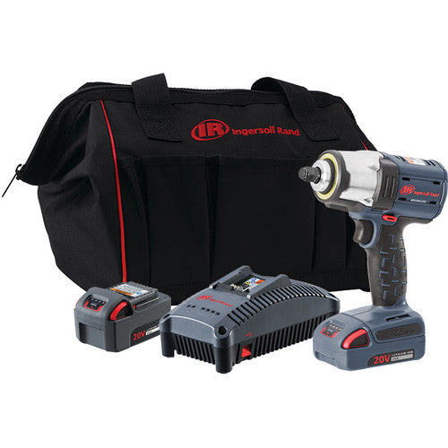 W5133-K22 20V Mid-torque 3/8″ Drive Cordless Impact Wrench Kit, 550 ft-lbs Nut-busting Torque, 2 Batteries and Charger, Standard Anvil