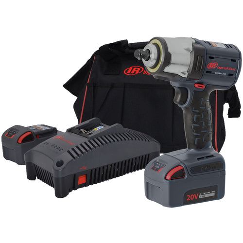 W5133P-K22 20V Mid-torque 3/8″ Drive Cordless Impact Wrench Kit, 550 ft-lbs Nut-busting Torque, 2 Batteries and Charger, Pin Retainer, Standard Anvil