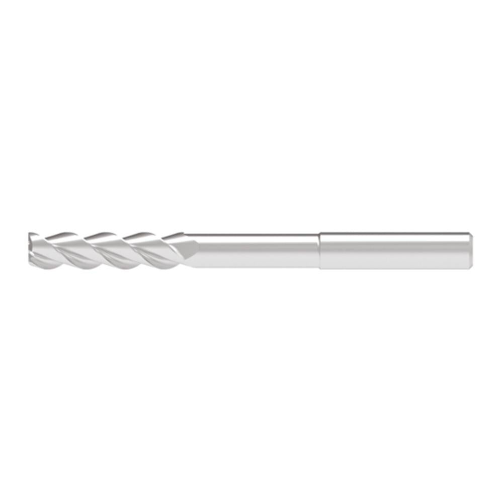 Corner Radius End Mill: 12.00 mm Dia, 49.00 mm LOC, 1.50 mm Radius, 3 Flute, Solid Carbide
