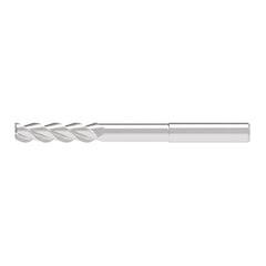 Corner Radius End Mill: 10.00 mm Dia, 41.00 mm LOC, 3.00 mm Radius, 3 Flute, Solid Carbide