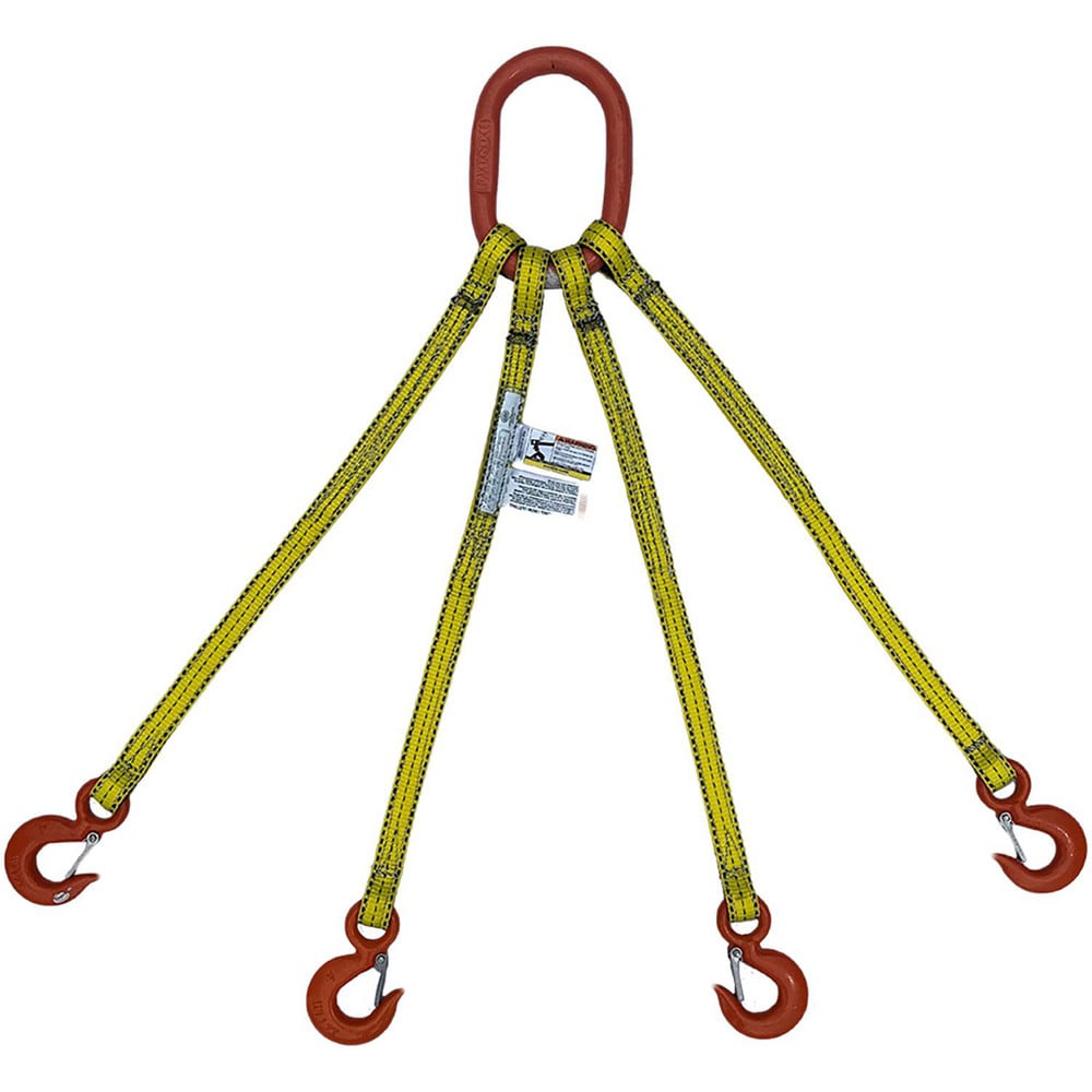 Bridle, Type 10 Web Sling: 12' Long, 2" Wide, Nylon
