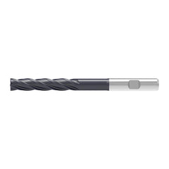 Corner Chamfer End Mill: 10.00 mm Dia, 50.00 mm LOC, 4 Flute, 0.10 mm Chamfer Width, Solid Carbide