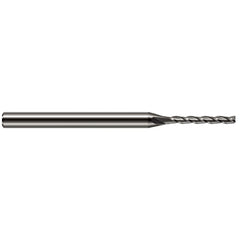 Square End Mill: 0.1090" Dia, 0.7900" LOC, 3 Flute, Solid Carbide