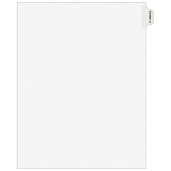 11 x 8 1/2" Exhibit K Label, 1 Tabs, Unpunched, Preprinted Tab Dividers