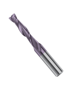 0.4 mm Dia. × 0.078″ LOC × 0.118″ Shank Dia. × 1.535″ OAL, 2 Flute, Carbide, Hard'X Miniture End Mill