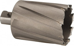 Nitto Kohki - 1-9/16" Diam x 2" Deep Carbide-Tipped Annular Cutter - Eagle Tool & Supply
