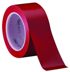 List 471 4" x 36 yds Vinyl Tape - Red - Eagle Tool & Supply