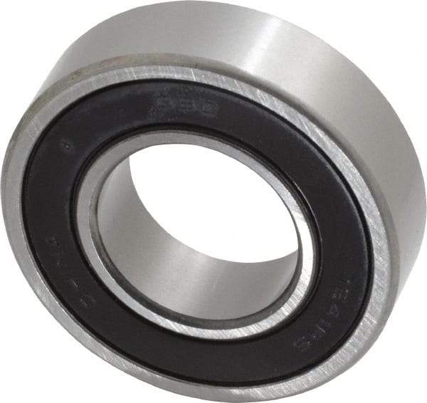 Value Collection - 1" Bore Diam, 2" OD, Double Seal Semi Ground Extra Light Radial Ball Bearing - 9/16" Wide, 1 Row, Round Bore, 1,565 Lb Static Capacity, 2,914 Lb Dynamic Capacity - Eagle Tool & Supply