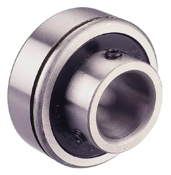 Value Collection - 7/8" Bore Diam, 2" OD, Double Seal Semi Ground Extra Light Radial Ball Bearing - 1 Row, Round Bore, 1,096 Lb Static Capacity, 2,040 Lb Dynamic Capacity - Eagle Tool & Supply