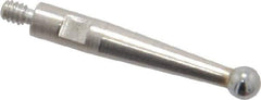 TESA Brown & Sharpe - Carbide Ball Height Gage Probe - For Use with Best Test Indicators 599-7021, 7022, 7023, 7024, 7029, 7030, 7031, 7032, 7033, 7037, 7038 (Inch and Metric Models), Brown and Sharpe Micro-Hite High Gages - Eagle Tool & Supply