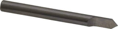 Accupro - 1/4 Inch Diameter, 2-1/2 Inch Overall Length, 3/8 Inch Split Length, Solid Carbide, Conical Point Split End Carbide Blank - Single End, 90° Point - Eagle Tool & Supply