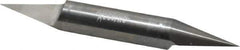 Accupro - 1/2 Inch Diameter, 4 Inch Overall Length, 5/8 Inch Split Length, Solid Carbide, Conical Point Split End Carbide Blank - Single End, 30° Point - Eagle Tool & Supply