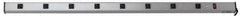 Wiremold - 8 Outlets, 120 Volts, 15 Amps, 6' Cord, Power Outlet Strip - Raceway Mount, 5-15 NEMA Configuration, 48" Strip, cULus Listed - Eagle Tool & Supply