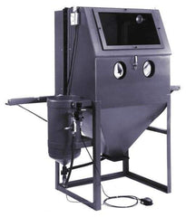 Econoline - 84" Wide x 76" High x 32" Deep Sandblasting Cabinet - Working Dimensions 36" Wide x 36" High x 30" Deep - Eagle Tool & Supply