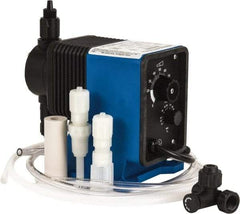 Pulsafeeder - 115 Volt, 150 psi, 0.5 GPH, Electronic Metering Pump - 9-1/2 Inch Long x 5 Inch Wide x 9.9 Inch High - Eagle Tool & Supply