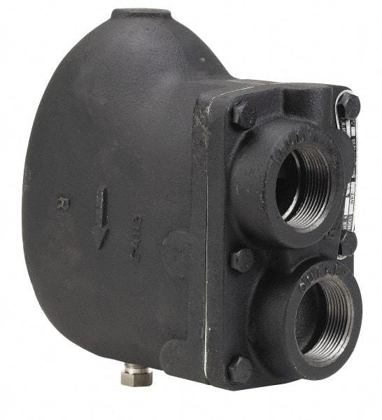 Watts - 4 Port, 3/4" Pipe, Cast Iron Float & Thermostatic Steam Trap - 30 Max psi - Eagle Tool & Supply