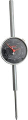 Value Collection - 2" Range, 0-100 Dial Reading, 0.001" Graduation Dial Drop Indicator - 2.28" Dial, Revolution Counter - Eagle Tool & Supply