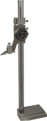 Value Collection - 12" Stainless Steel Dial Height Gage - 0.001" Graduation, Dial Display - Eagle Tool & Supply