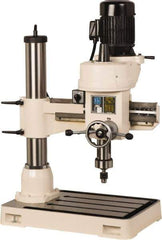 Vectrax - 38-1/2" Swing, Step Pulley Drill Press - 5 Speed, 1-1/2 hp, Single Phase - Eagle Tool & Supply