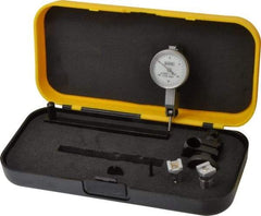 Value Collection - 0.03 Inch Range, 0.0005 Inch Dial Graduation, Horizontal Dial Test Indicator - 1.1515 Inch White Dial, 0-15-0 Dial Reading - Eagle Tool & Supply