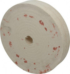 Divine Brothers - 10" Diam x 2" Thick Unmounted Buffing Wheel - Polishing Wheel, 1-1/4" Arbor Hole - Eagle Tool & Supply