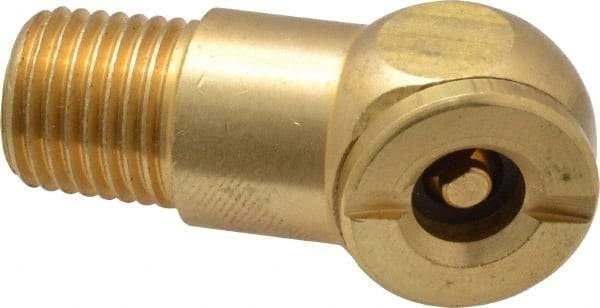 Acme - Closed Check Brass Air Chuck - Ball Foot Chuck, 1/4 MPT - Eagle Tool & Supply