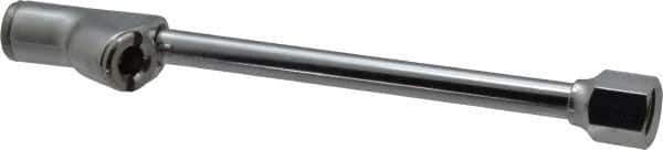Acme - Closed Check Brass Air Chuck Extension - Straight Dual Foot Chuck, 1/4 FPT - Eagle Tool & Supply