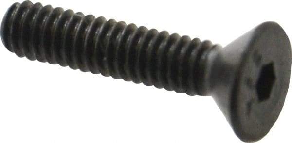 Value Collection - #5-40 UNC Hex Socket Drive, 82° Flat Screw - Alloy Steel, Black Oxide Finish, Fully Threaded, 5/8" OAL - Eagle Tool & Supply
