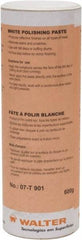 WALTER Surface Technologies - 5 oz Metal Polishing Compound - Compound Grade Ultra Fine, 1,500 Grit, White, For Fine Polishing, Use on Metal - Eagle Tool & Supply