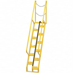 Vestil - Rolling & Wall Mounted Ladders & Platforms Type: Alternating Tread Stair Style: Tread Stair - Eagle Tool & Supply