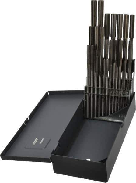 Alvord Polk - 1/16" to 1/2", Chucking Reamer Set - Straight Flute, Right Hand Cut, 29 Pieces - Eagle Tool & Supply