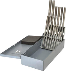 Alvord Polk - 0.123" to 0.4995", Chucking Reamer Set - Straight Flute, Right Hand Cut, 14 Pieces - Eagle Tool & Supply