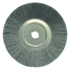 14" Diameter - Crimped Filament Wheel Brush - 0.055/80 Grit - Eagle Tool & Supply