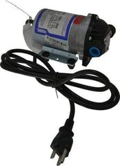 Pentair - 1/10 HP, 3/8 Inlet Size, 3/8 Outlet Size, ByPass, Diaphragm Spray Pump - 115 Input Voltage, Polypropylene, 1.40 Max GPM - Eagle Tool & Supply