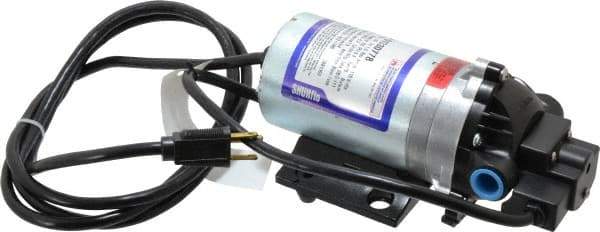 Pentair - 1/15 HP, 3/8 Inlet Size, 3/8 Outlet Size, Demand Switch, Diaphragm Spray Pump - 115 Input Voltage, Nylon, 1.40 Max GPM - Eagle Tool & Supply