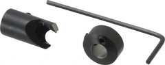 Vernon - 3/8" Cutter Diam, #2 Drill Combatibility, 1/4" Collar Thickness, Adjustable Depth Drill Countersink - Eagle Tool & Supply