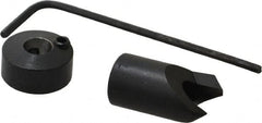 Vernon - 3/8" Cutter Diam, #7 Drill Combatibility, 1/4" Collar Thickness, Adjustable Depth Drill Countersink - Eagle Tool & Supply