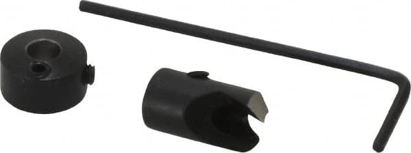 Vernon - 5/16" Cutter Diam, #19 Drill Combatibility, 1/4" Collar Thickness, Adjustable Depth Drill Countersink - Eagle Tool & Supply