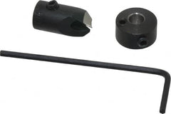 Vernon - 5/16" Cutter Diam, #20 Drill Combatibility, 1/4" Collar Thickness, Adjustable Depth Drill Countersink - Eagle Tool & Supply