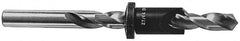 Vernon - 5/8" Cutter Diam, Letter Y Drill Compatibility, 5/16" Collar Thickness, Adjustable Depth Drill Countersink - Eagle Tool & Supply